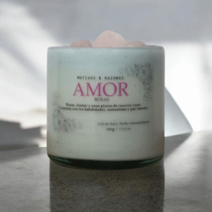 Vela Amor – Rosas (500 g)
