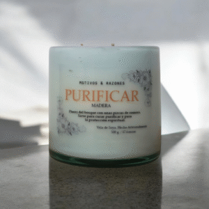 Vela Purificar – Madera (500 g)