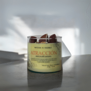 Vela Atracción – Chocolate Naranja (250 g)