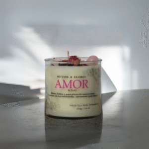 Vela Amor – Rosas (250 g)